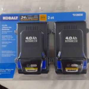 BRAND NEW - 2ct 24V Kobalt Batteries